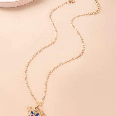 Ouverture papillon je t'aime charme collier enchaîné disponible en argent ou en or cadeau incroyable cadeau contemporain amour minimaliste