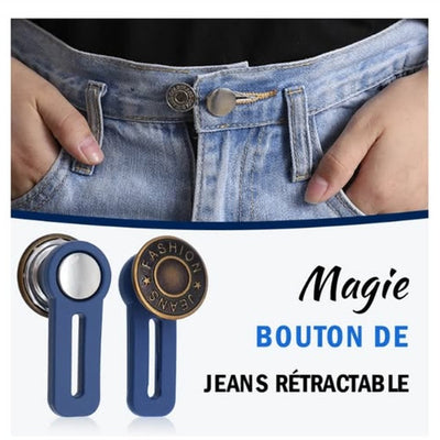 Pack de 10 Extenseurs de Taille pour Pantalons – Boutons Ajustables et Flexibles sans Couture