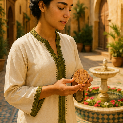 Pierre d’argile exfoliante – M’hekka artisanale du Maroc